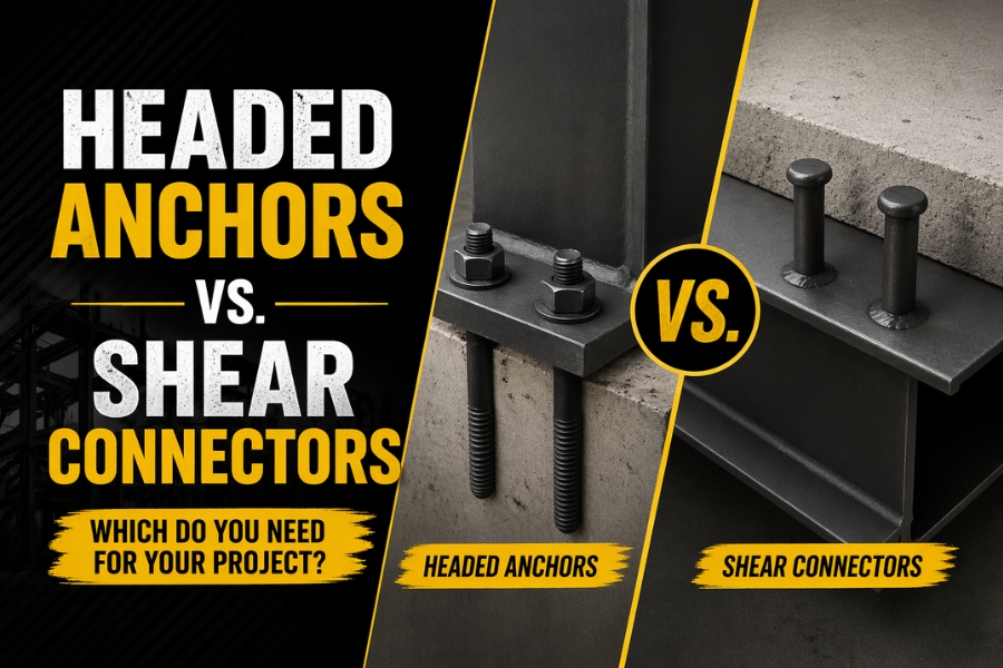 Headed Anchors vs. Shear Connectors: Which Do You Need for Your Project?