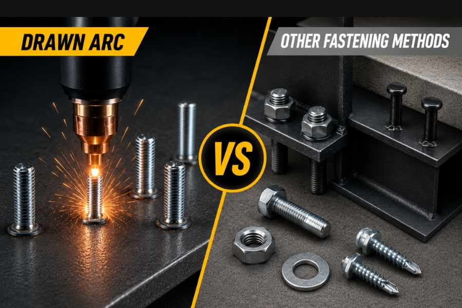Drawn Arc Stud Welding vs. Other Fastening Methods: A Practical Cost Comparison