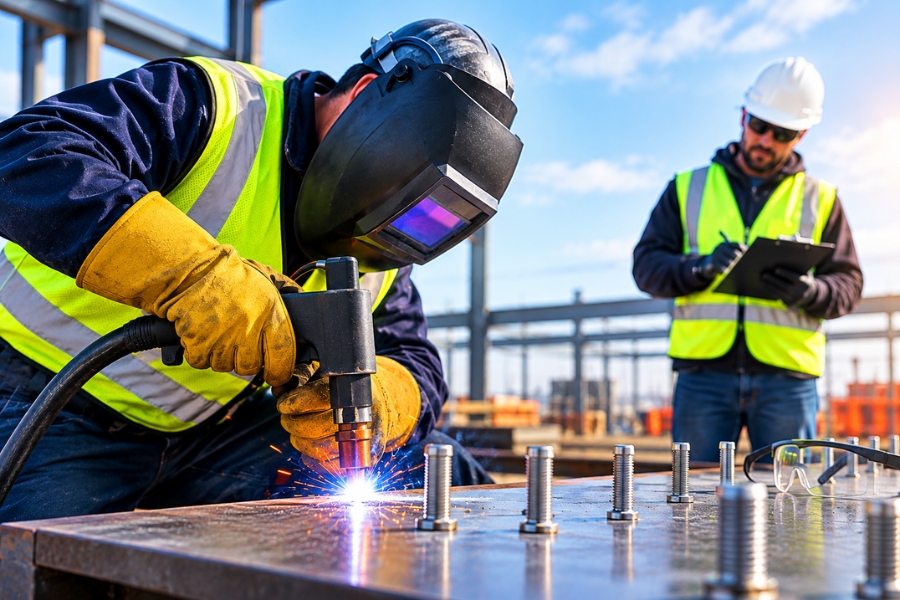 Stud Welding Safety on the Job Site: A Complete Guide for Welders and Supervisors