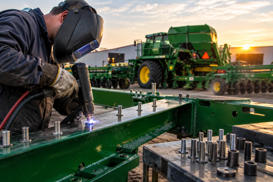 Stud Welding for Agricultural Equipment Manufacturing: Products and Applications