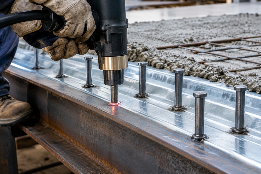 The Role of Stud Welding in Creating the Composite Connection