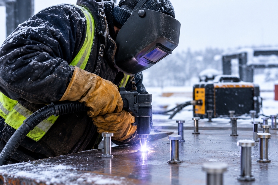 Stud Welding in Cold Weather: How to Maintain Consistent Weld Quality